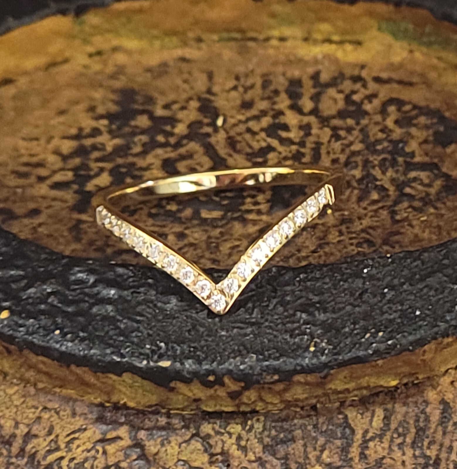 Women’s Gold Dainty Chevron Promise Ring – Promise Ring For Girls