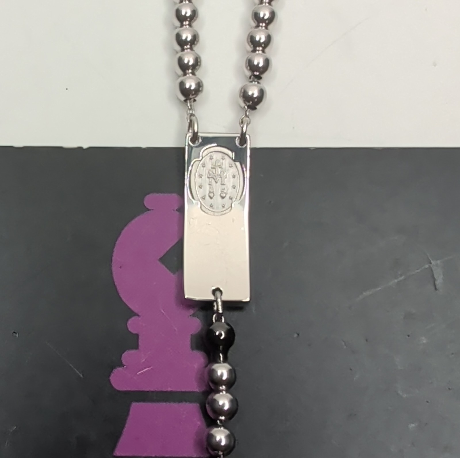 Ghirelli Rosalet – Sterling Silver Rosary Bracelet. 7.5 To 8 Inches
