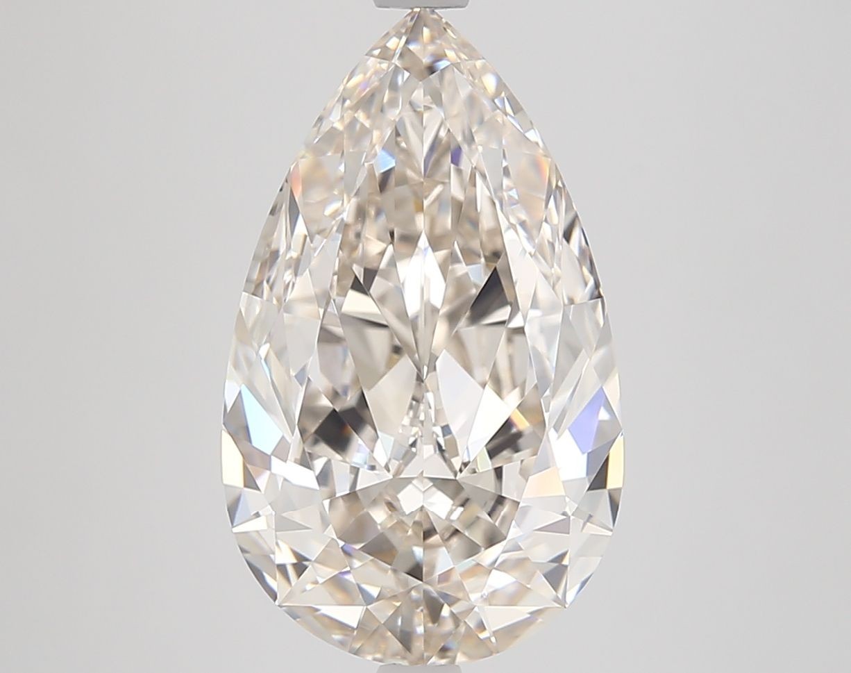 Natural Mined Diamond 4.33 Carat Cert. GIA Pear Cut Loose K color VVS1 clarity