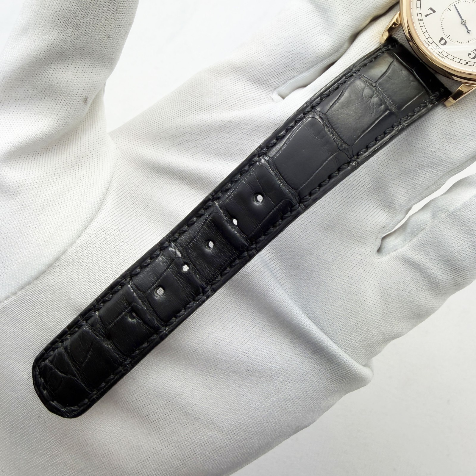 A. Lange & Sohne 1815 206.032 36MM Silver Dial 18K Rose Gold Paper