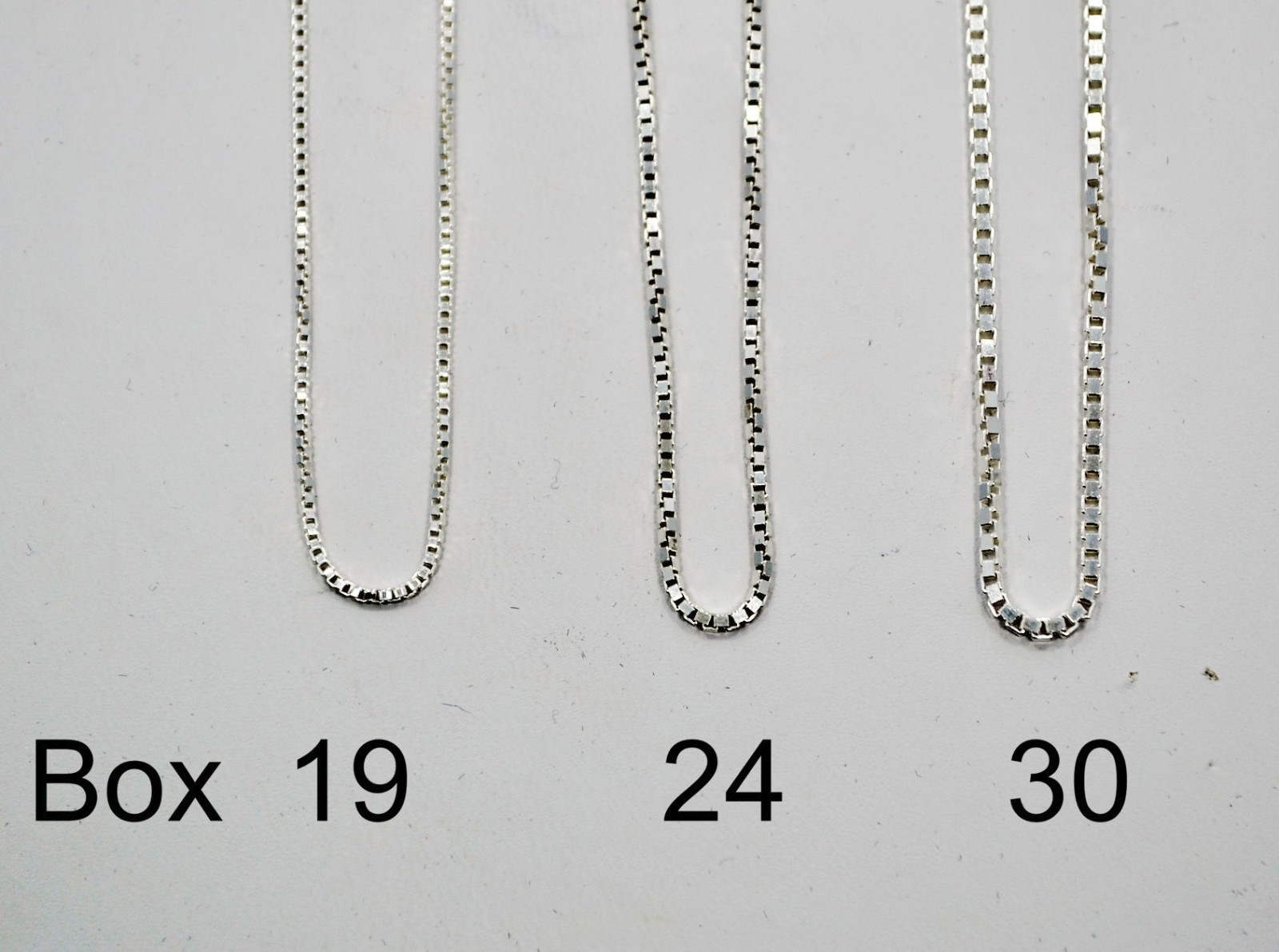 Sterling Silver(925) Box 24 Chain(1.2 mm) Made in Italy 14,16,18,20,22,24,30″