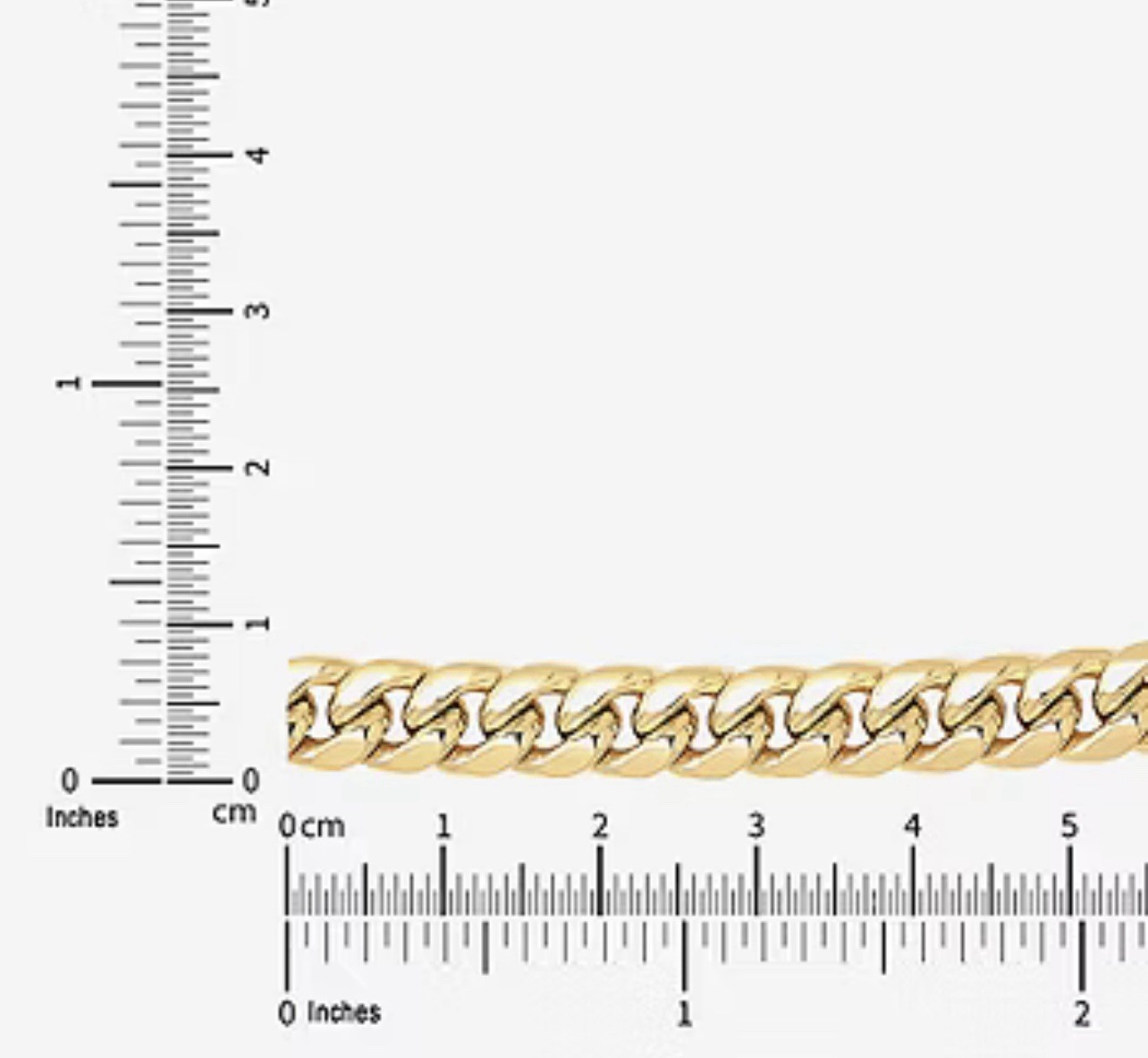 New Made In Italy Men’s Women’s 10k Gold 22 Inch Cuban Chain Necklace 7.2 mm