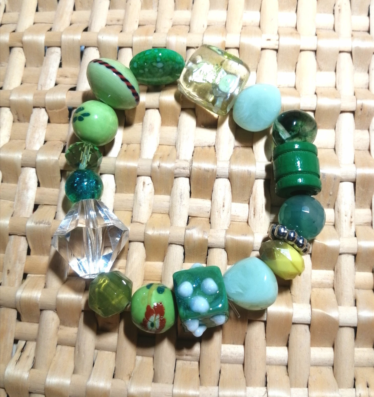 Boho Hippie Mixed Bead One Of A Kind Bracelet Design 11