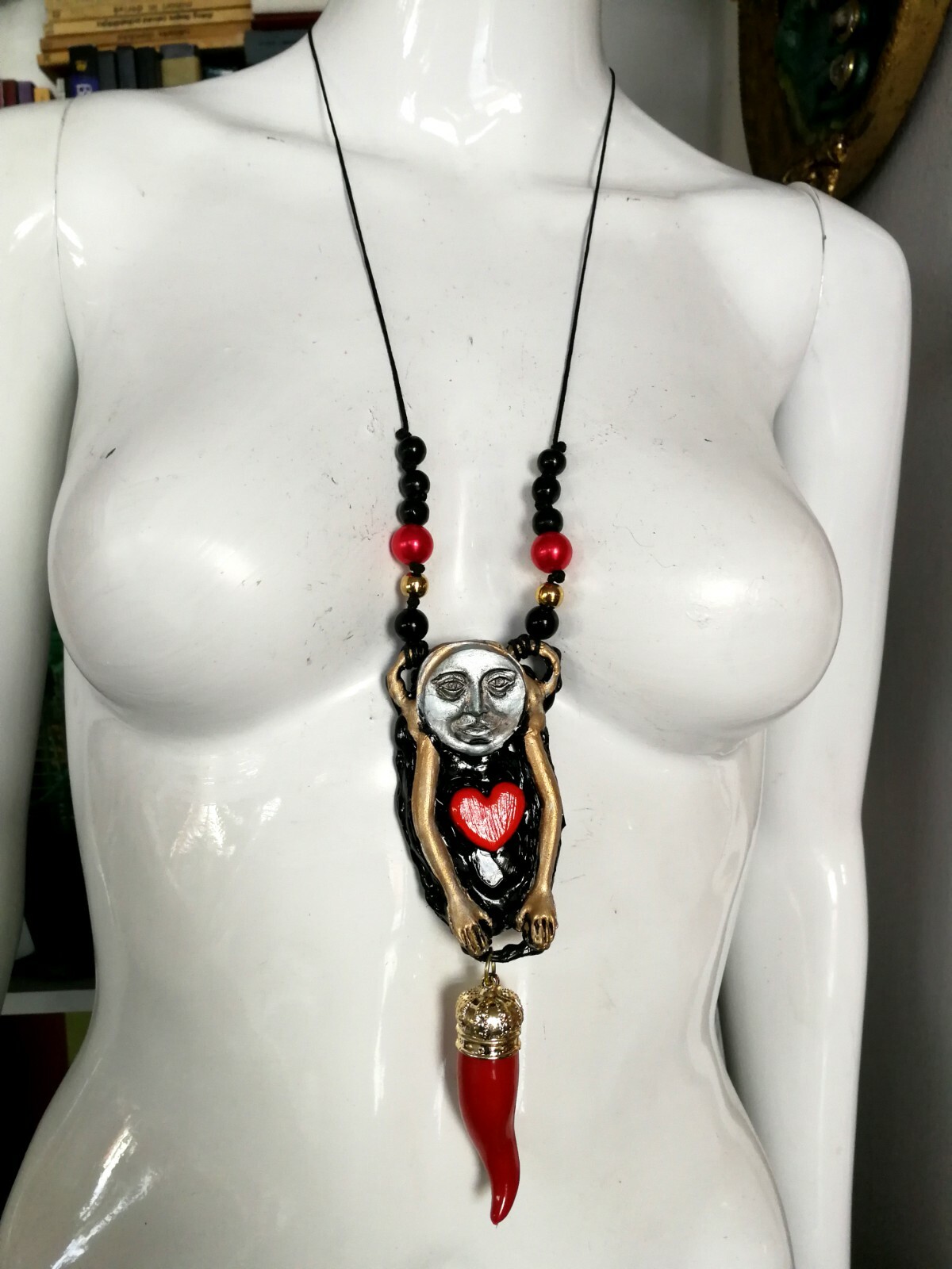 Lucky Horn Plenty Talisman Pendant Necklaces Amulet Good Luck Money Attraction