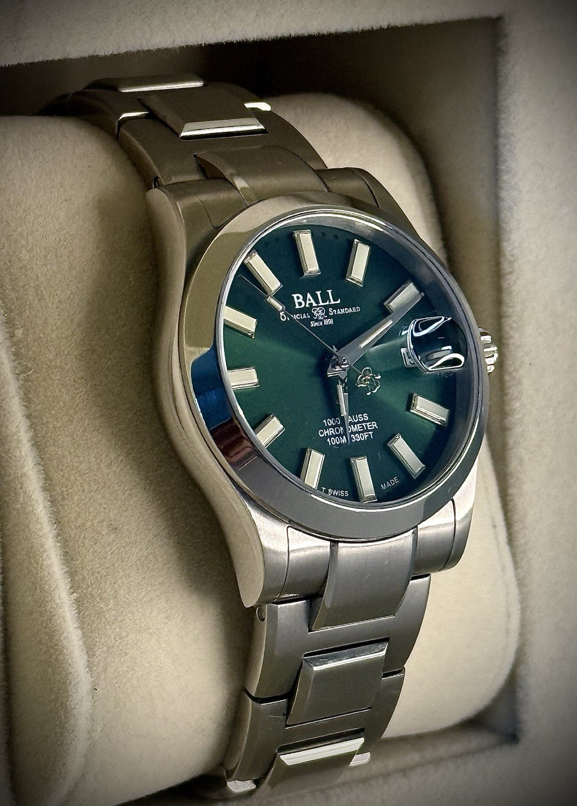 BALL engineer iii Marvelight Green Chronometer 36mm – Full Set