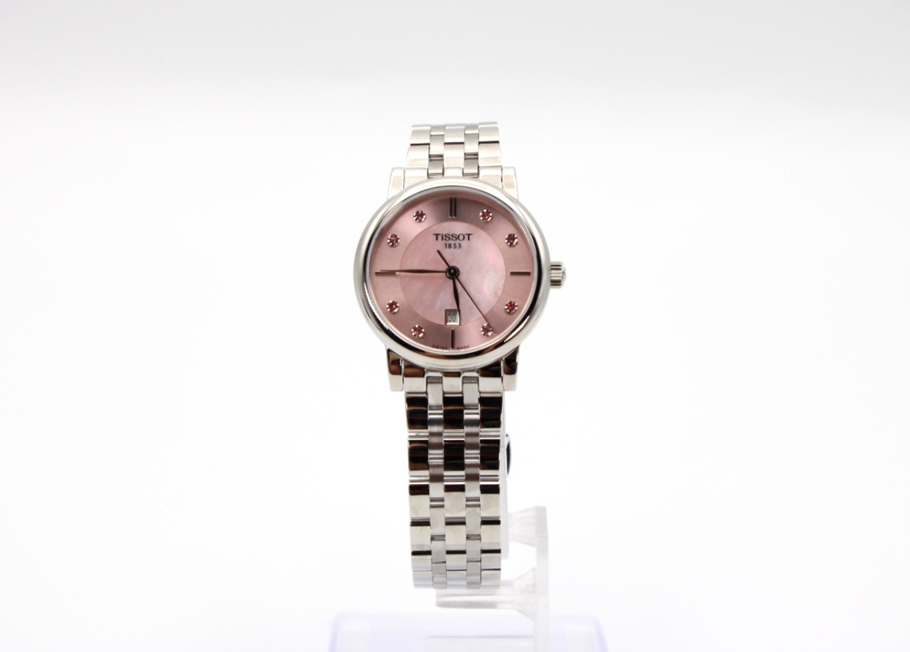 Tissot 30MM Carson Quartz Pink Mother Pearl Dial Ladies Watch T122.210.11.159.00