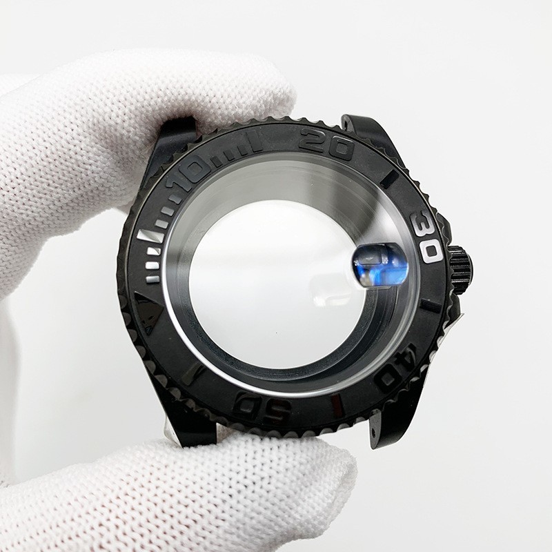 Watch Case 40mm Sapphire Crystal Fits 8215 NH35 Movement