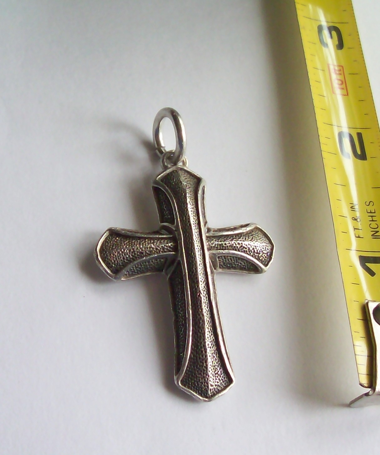 David Yurman Armory Cross Pendant in Sterling Silver – RARE – (read description)