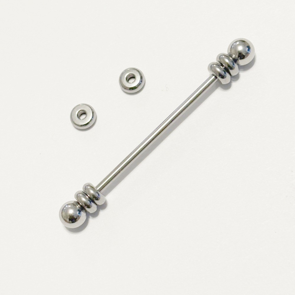 STERILIZE PACK: ADJUST Industrial Barbell Length with 6 Disks from 1″ to 1-1/2″.