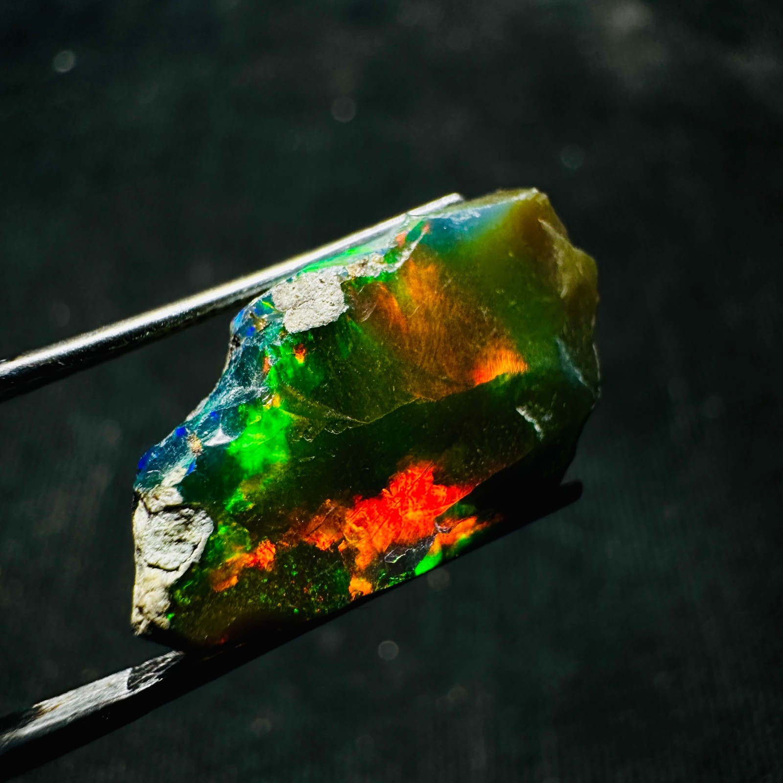 Natural Black Opal Rough Loose Raw Gem Cutting Stone For Collectors 10.00 CTS
