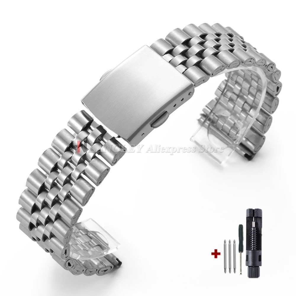 Rlx for Seiko Strap Men Women Folding Buckle for Jubilee Bracelets Accessories