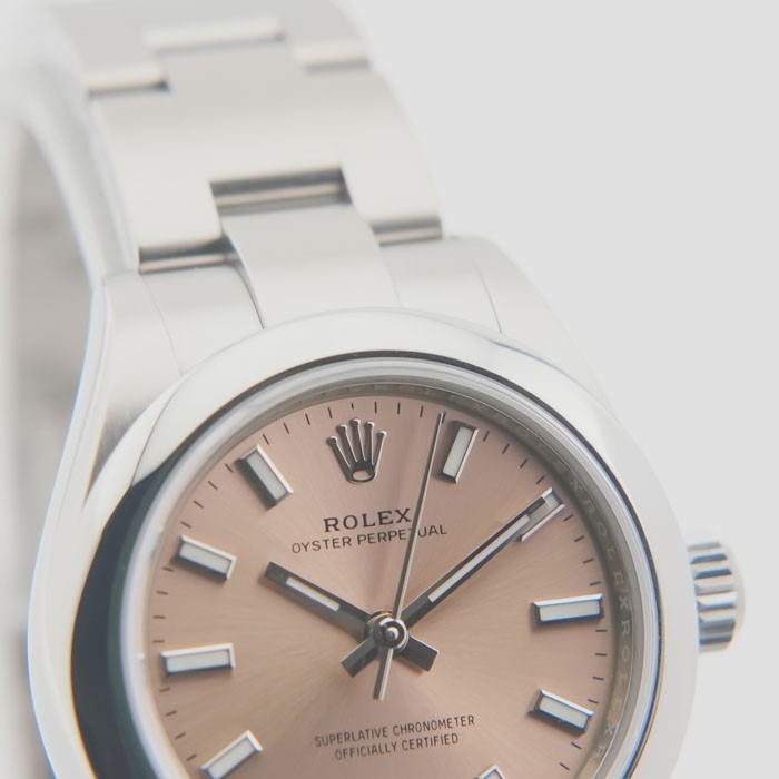 ROLEX Oyster Perpetual 28 276200 Pink Warranty 2021 Box/Paper