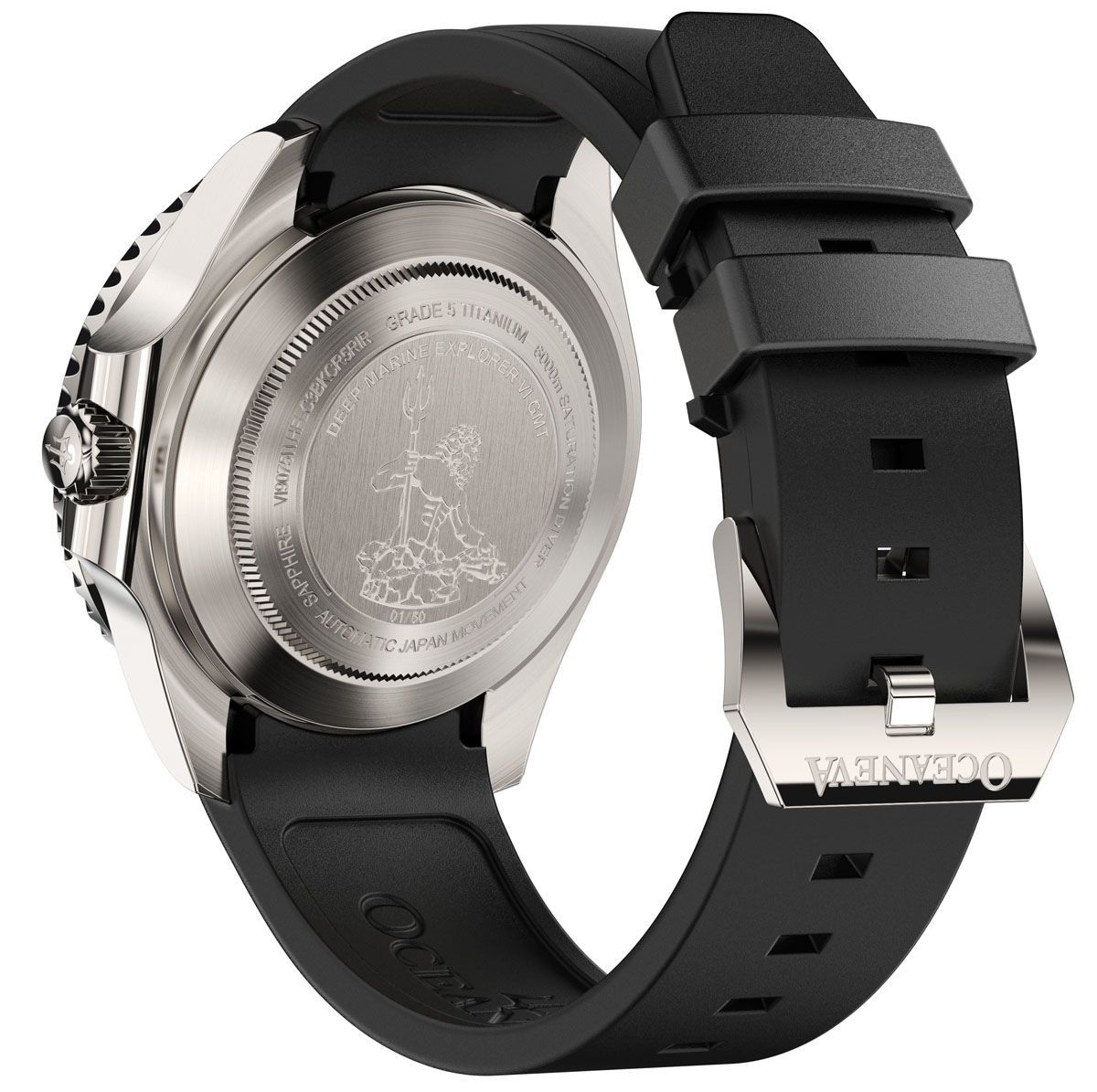 Oceaneva Deep Marine Explorer VI 6000m Titanium X1 Automatic Watch