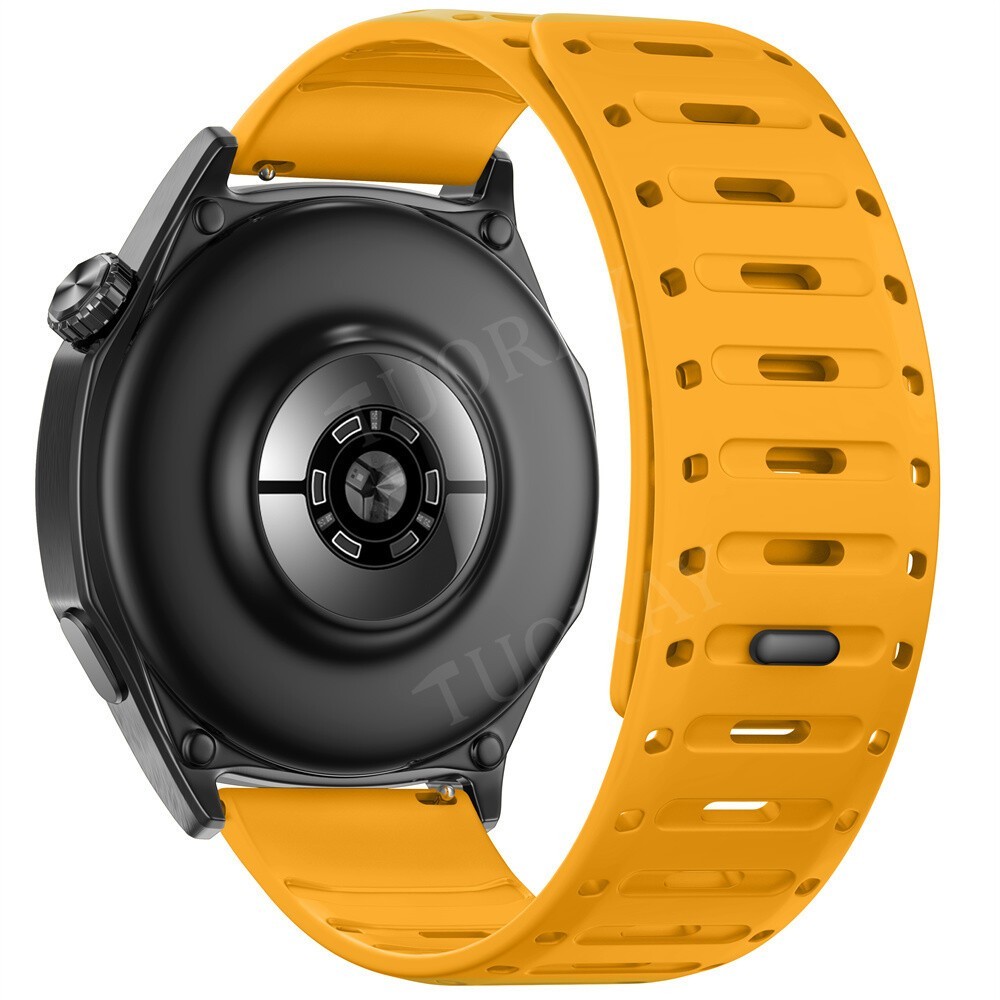 22mm Magnetic Silicone Watch Strap Band For Amazfit GTR 4 3 47mm Bip 6 Bracelet