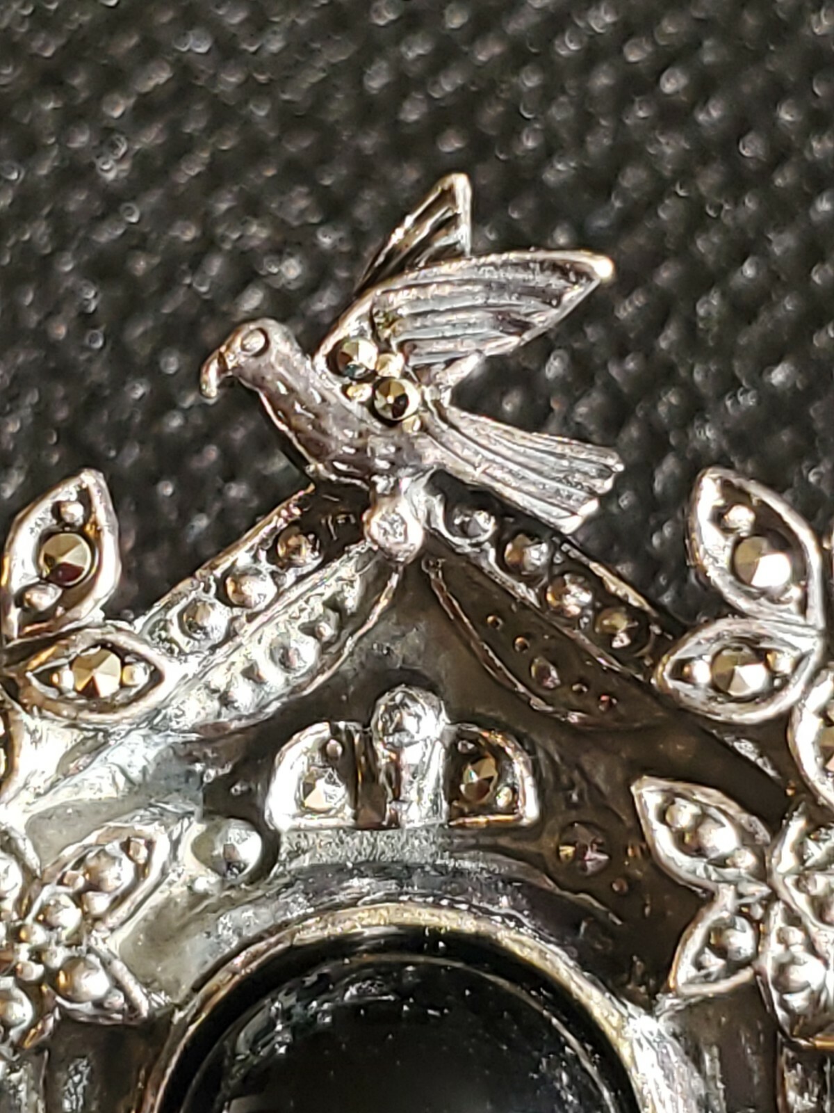 Vintage Cuckoo Clock Pendant, Sterling Silver Made In Germany (By Elo or Elir)