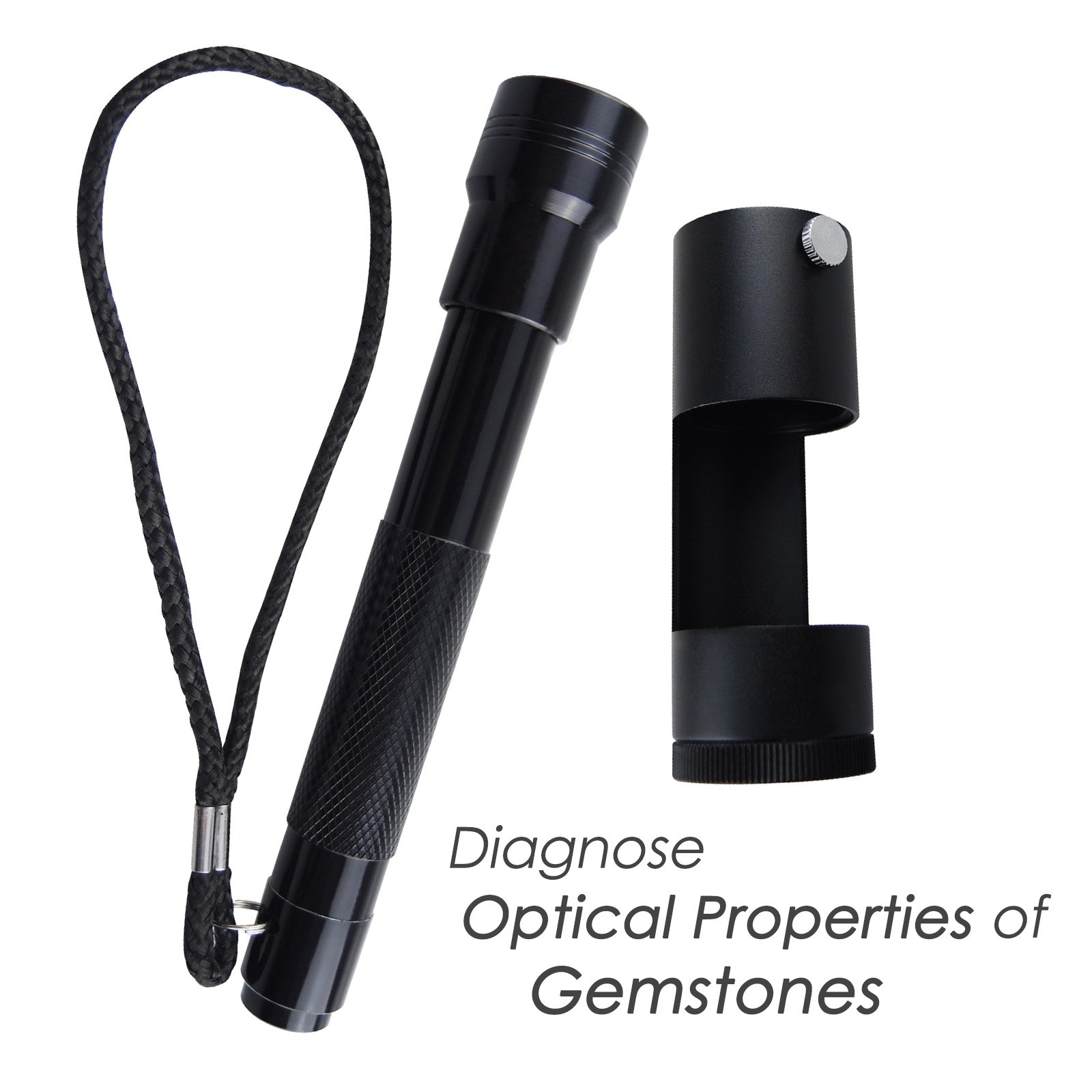 ILPO-787 Handheld Polariscope Gem Tester with Flashlight 80mm Jeweler Gemologist