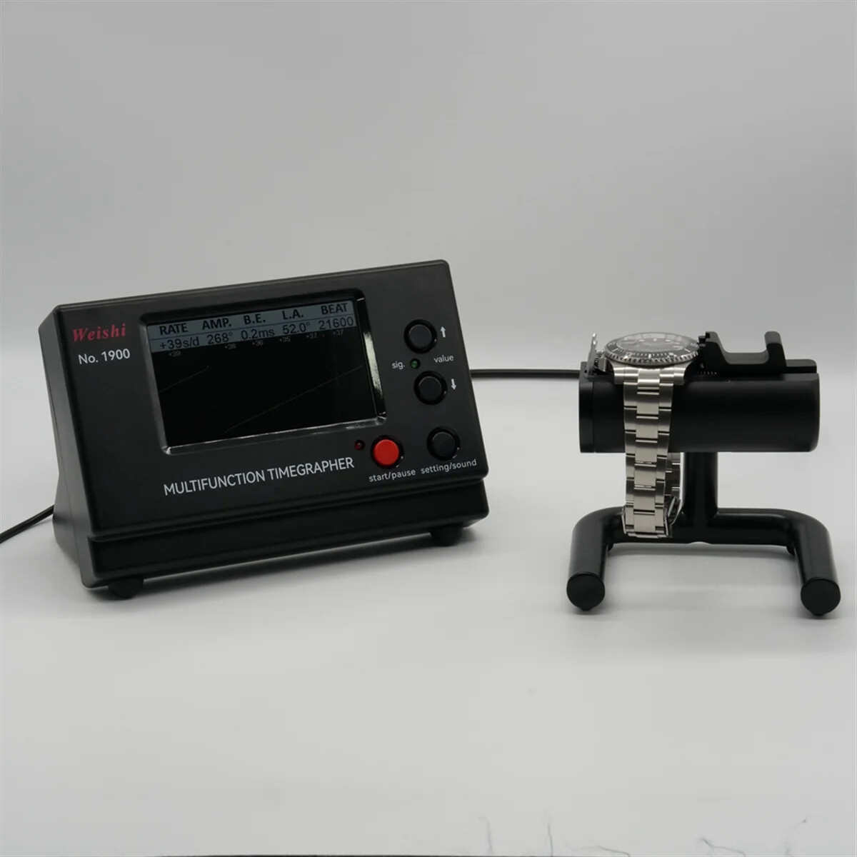 WeiShi US Plug No.1900 Timegrapher Watch Testing Tool Watch Tester for Repairers