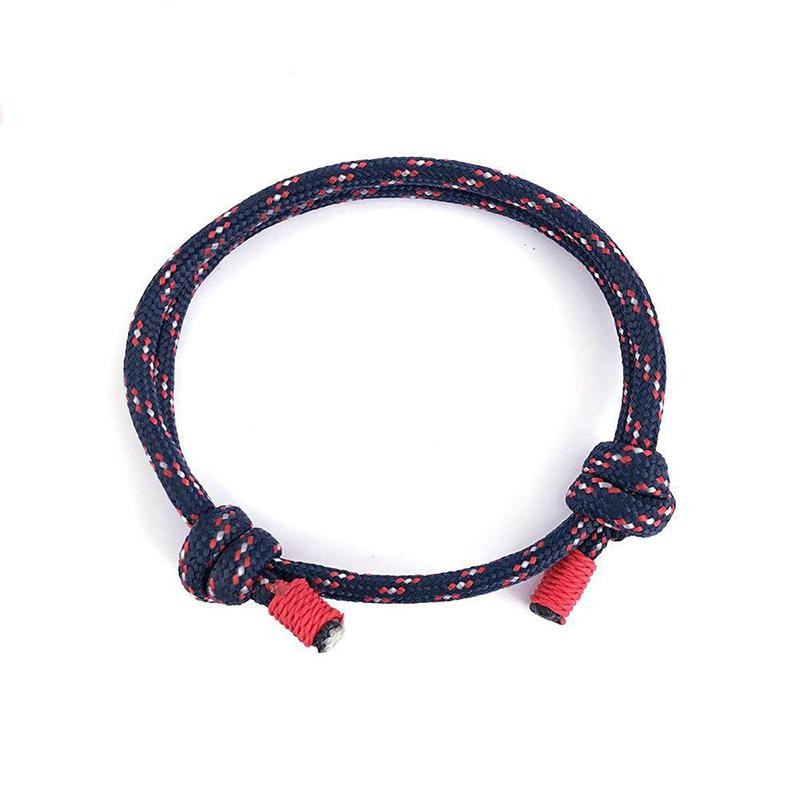 Men’s Paracord Bracelet – Adjustable Nautical Survival Rope Pulsera Gift