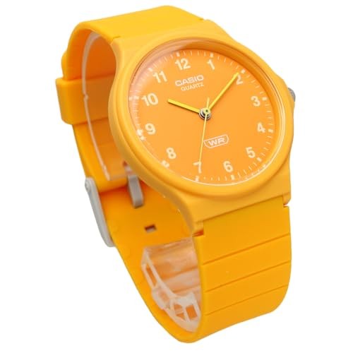 CASIO MQ-24B-9B Analog Watch Orange Yellow Biomass Band