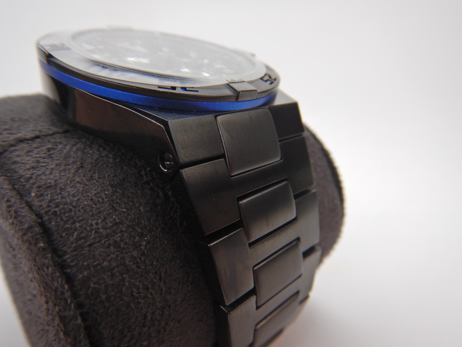 Vince Camuto VC/1009BLBK The Master Blue Aluminum Black Ion-Plated