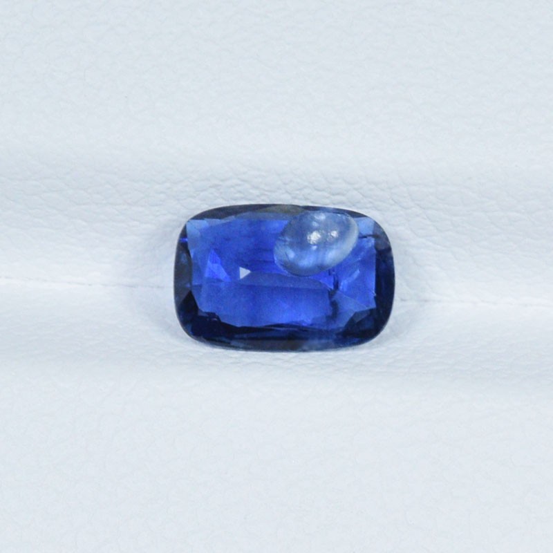 1.06 ct BEST GRADE / NATURAL BLUE SAPPHIRE – Cushion Gemstone Video !!