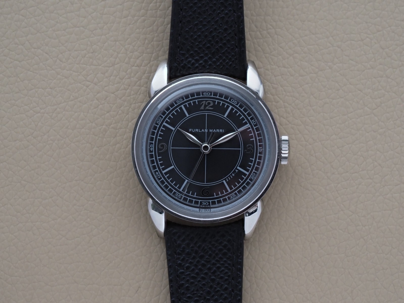 Furlan Marri Black Sector 37.5mm 20202 Black Dial Box Papers 2022