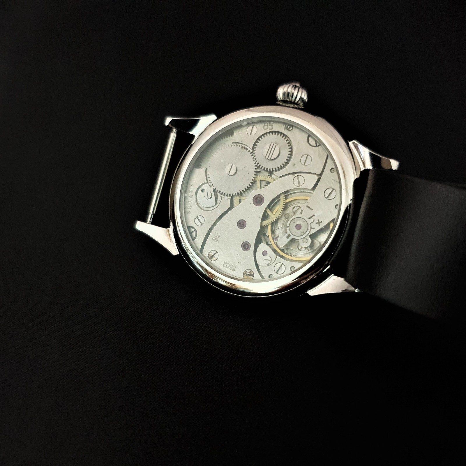Watch Marriage 3602 Silver dial Dress WristWatch Mechanical Vintage Style USSR