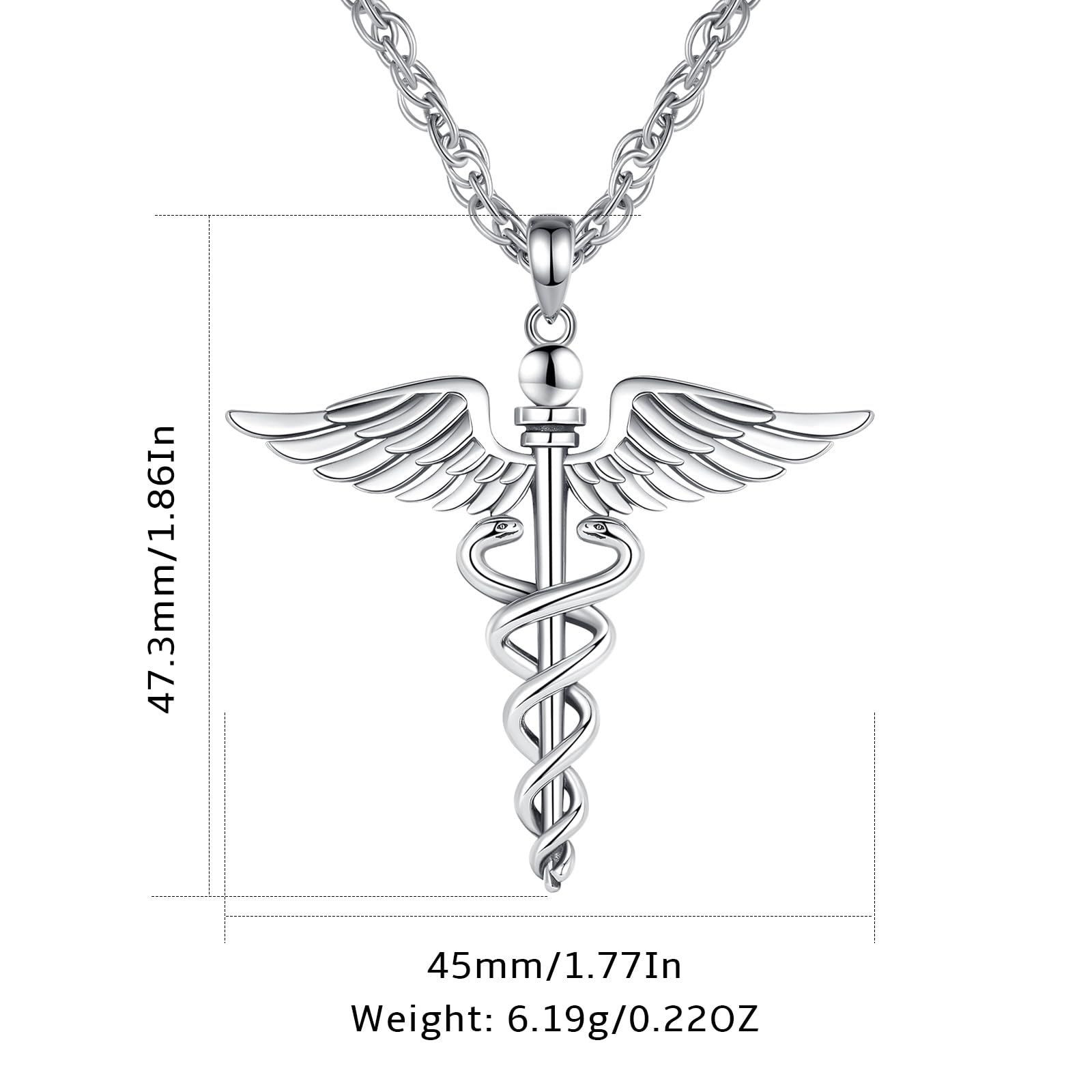 Vito Sterling Silver 45 mm* 47.3 mm (1.77 inches*1.86 inches), silver