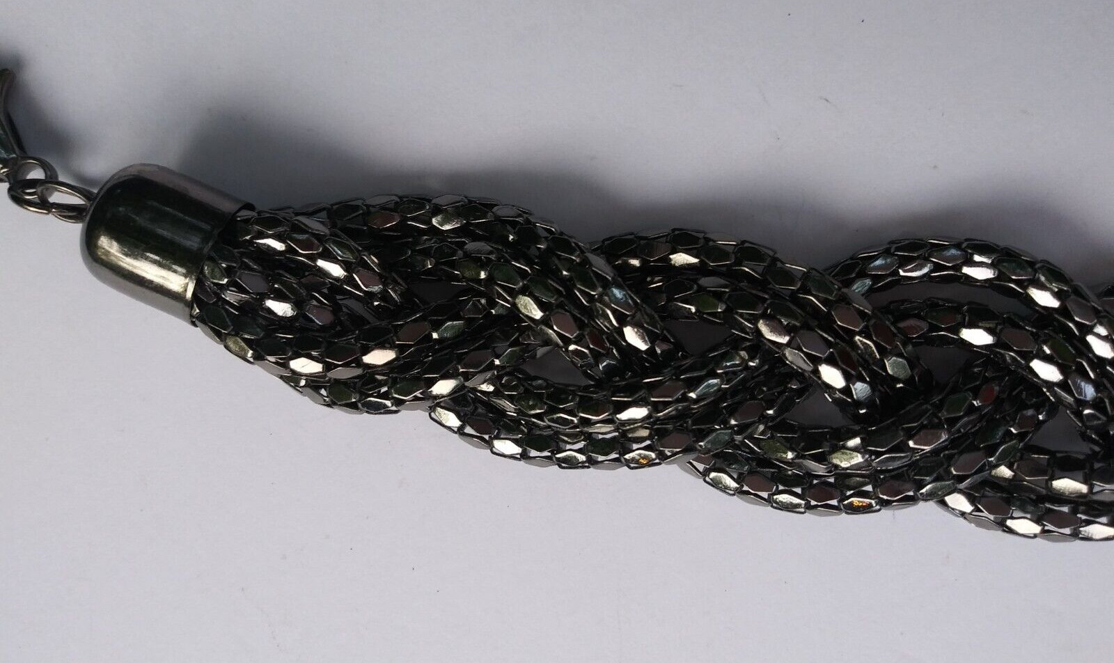 Braided Rope Design Chain Necklace Fashion Costume Jewelry