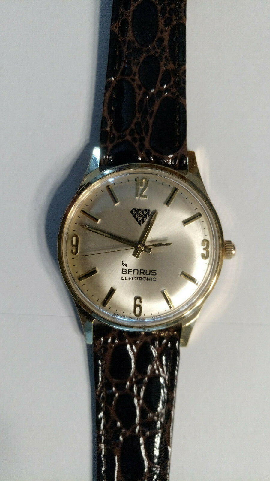 Benrus 60 by Benrus Electronic 11 Jewel Manual Wind, France Series 9021