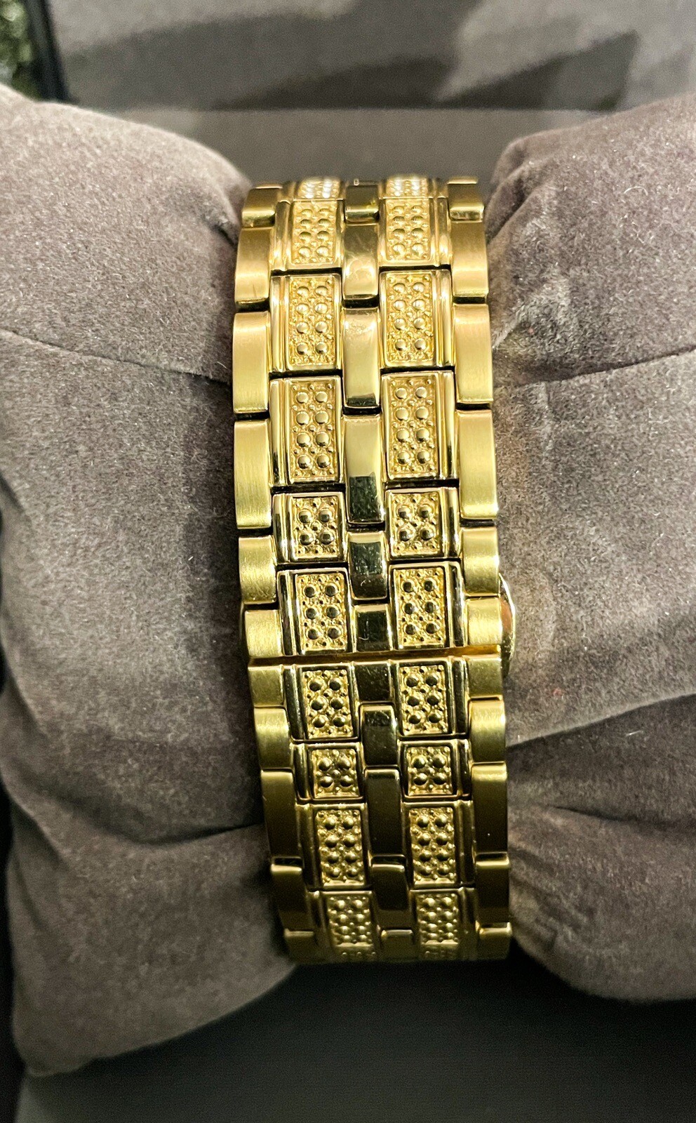 Bulova 98A292 Octava Crystal Gold Tone 42 mm Skeleton Dial Automatic Men’s Watch