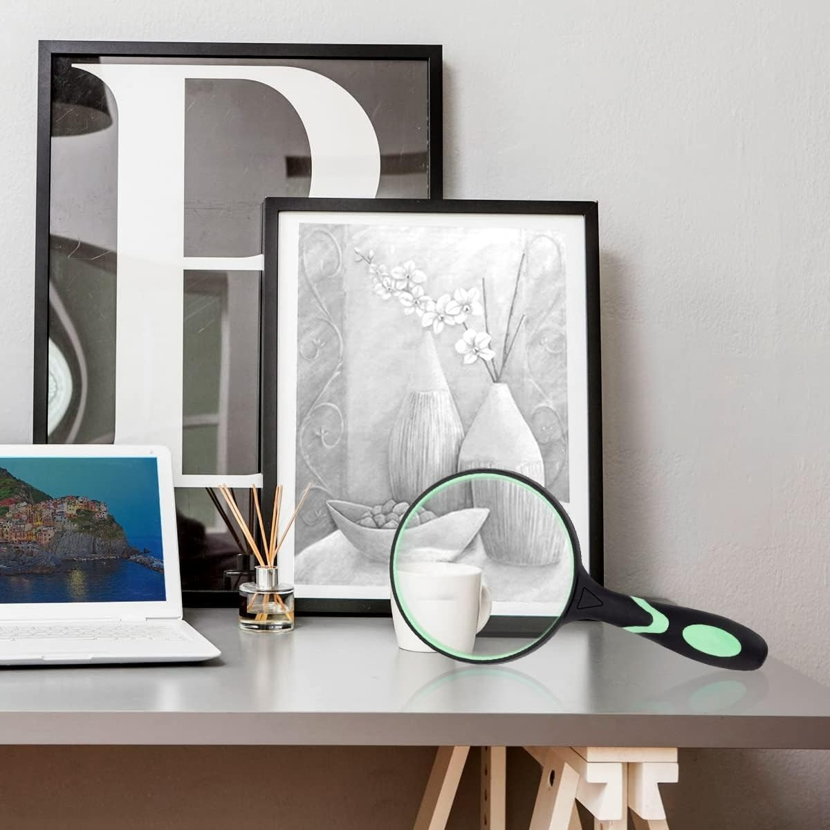 5X Real Glass Magnifier with Ergonomic Handle – Perfect for Classroom Science