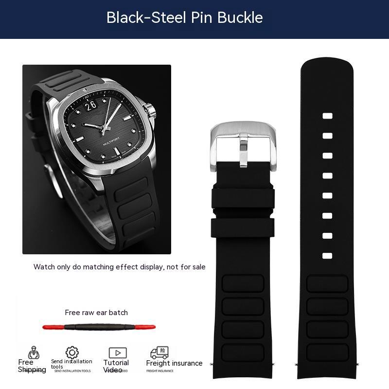 Fit for Mido Multifort TV Series M049526 Rubber Watchband 22mm m049 Bracelet