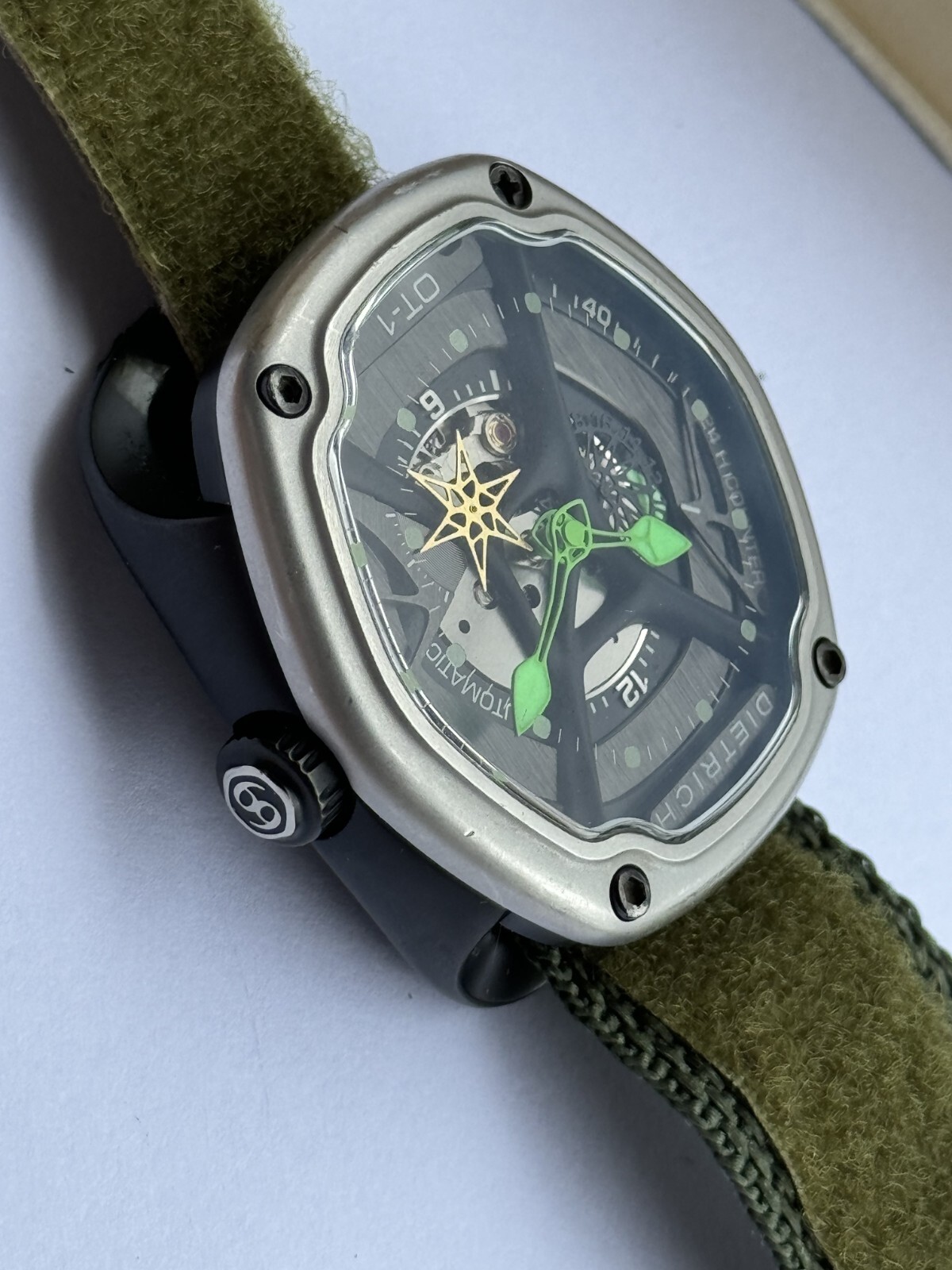 Dietrich Organic Time T-1 Watch Automatic Mens 46mm