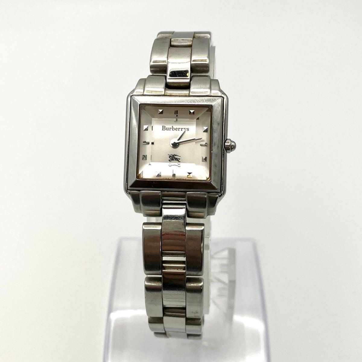 New Battery Replacement Working Burberry Vintage Watch Rectangular Cut Glass Sha