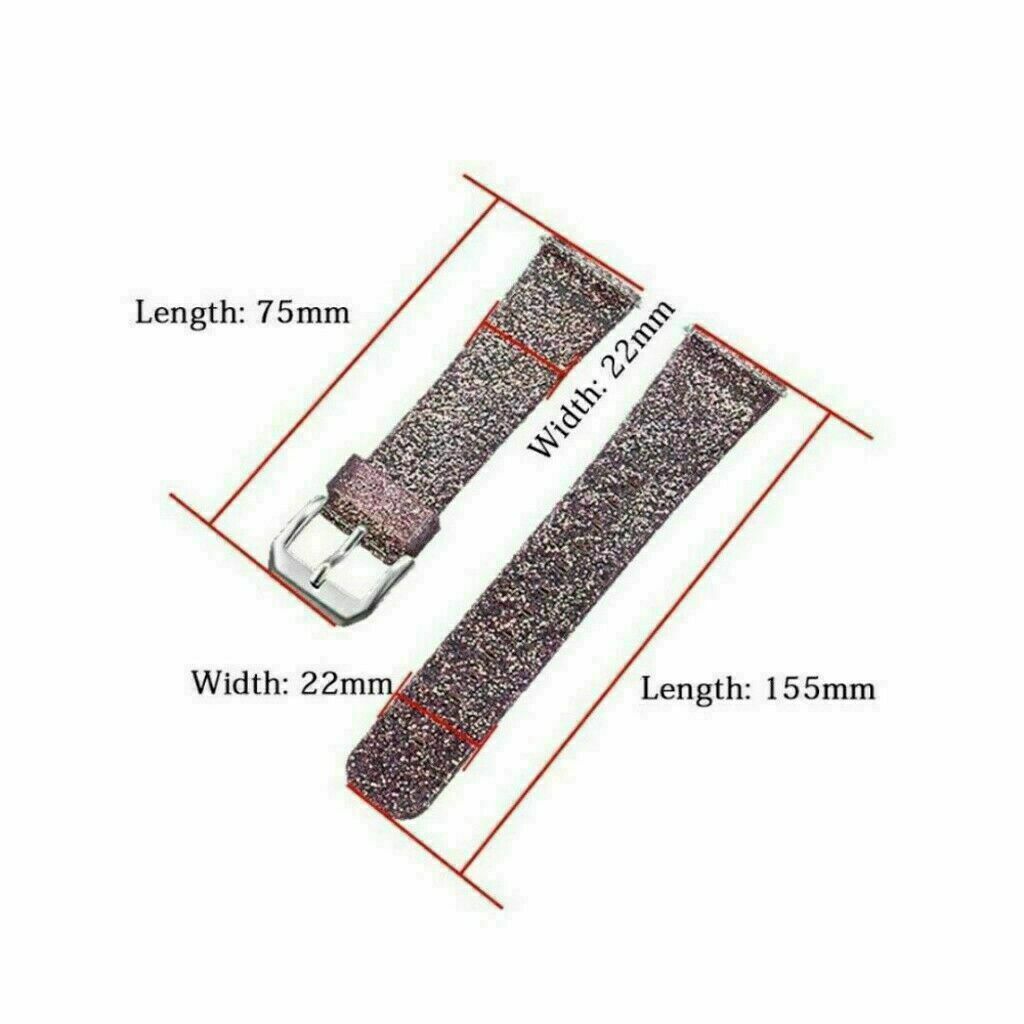For Fitbit Versa 3 /Sense Bling Silicone Strap Replacement Watch Band Wristband