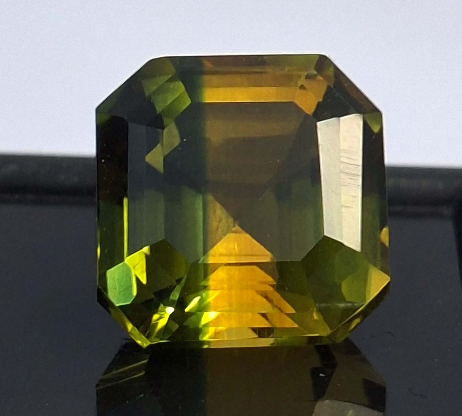 Ametrine Bi-Colour Asscher Cut 10-12 Ct Natural Loose Certified Gemstone SP501