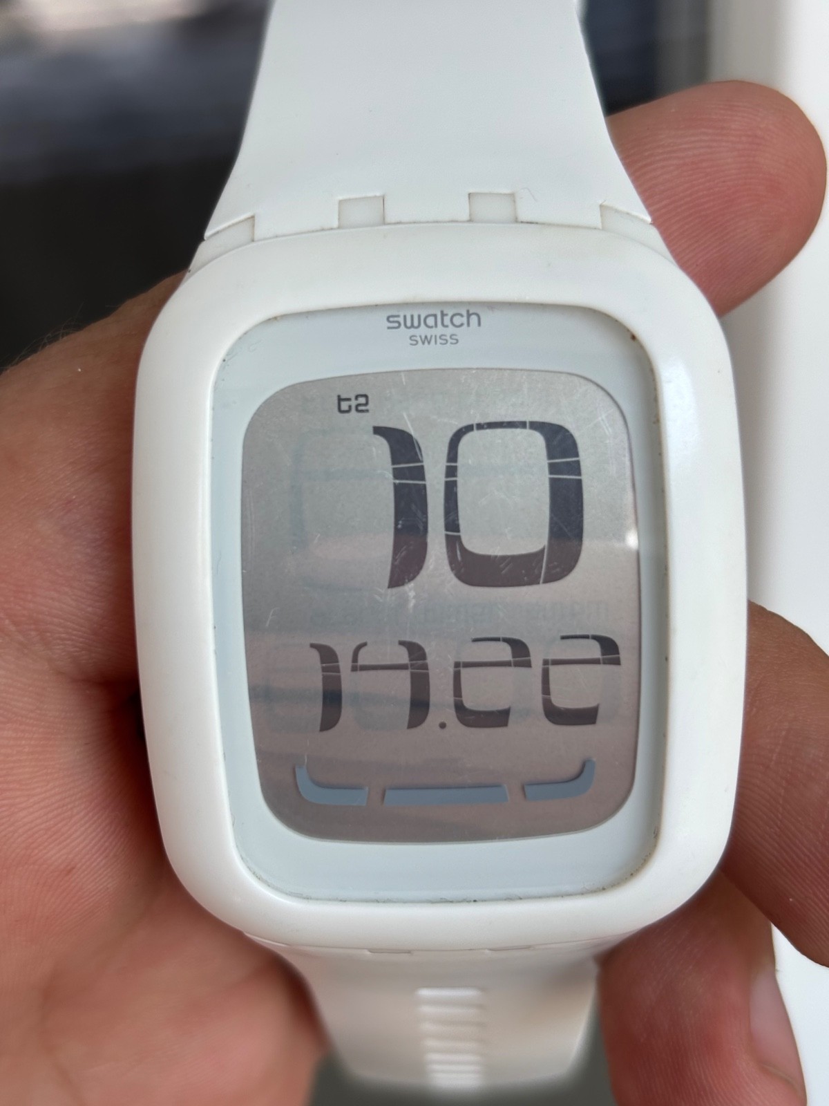 SWATCH Touch Range White Quartz 39mm Unisex