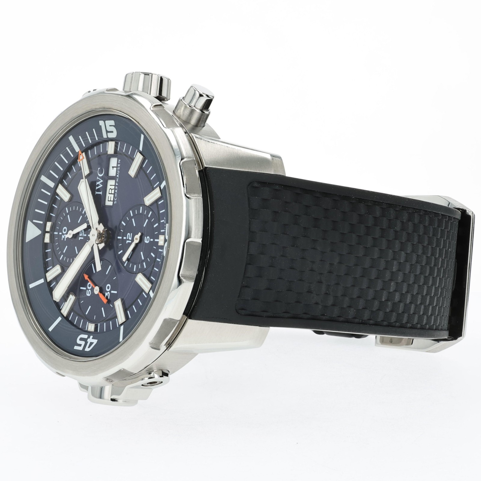 IWC Aquatimer Chronograph Blue Dial Expedition Jacques Cousteau 44mm IW376805