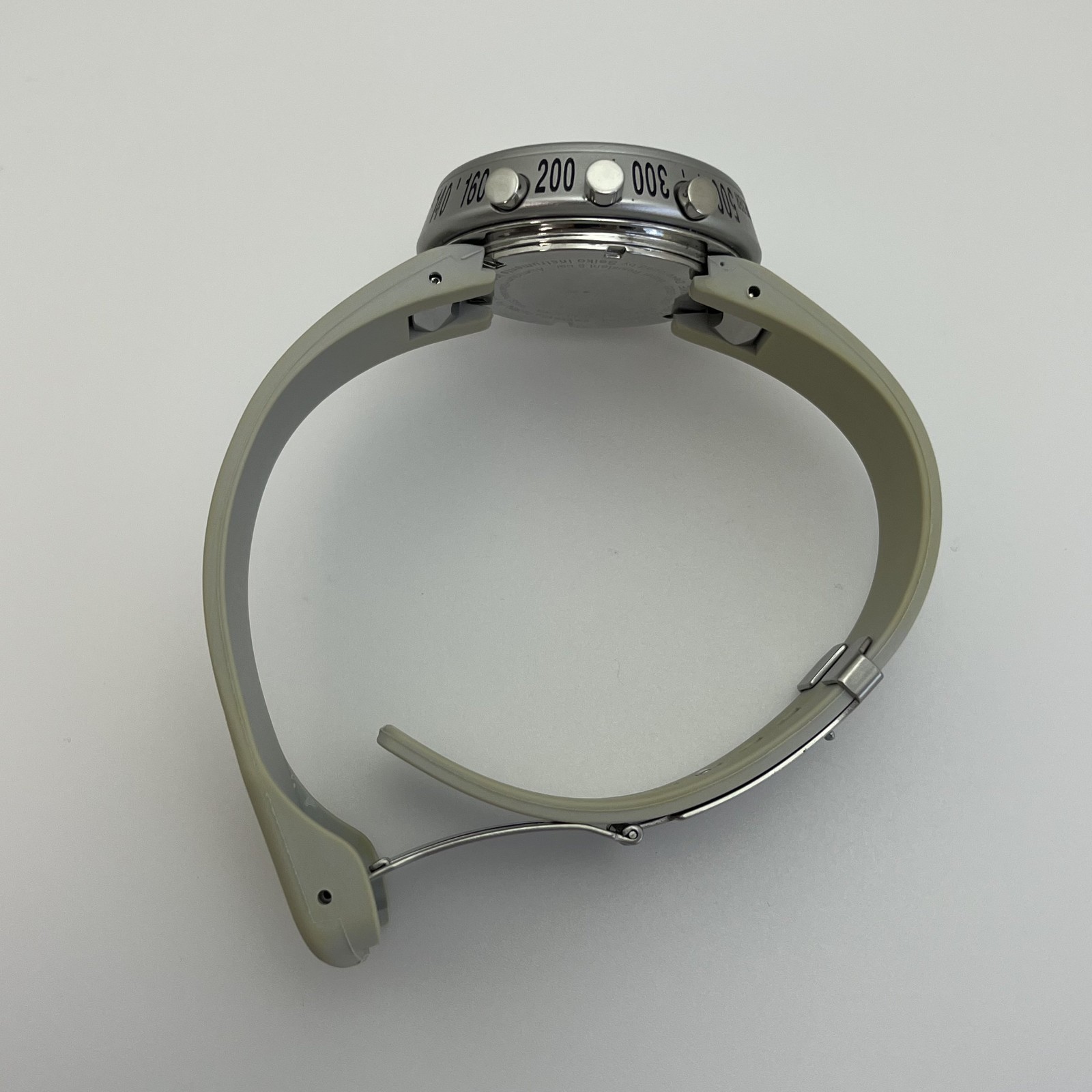 Issey Miyake TRAPEZOID Chronograph NAOTO FUKASAWA Qz Watch Japan Date #636B