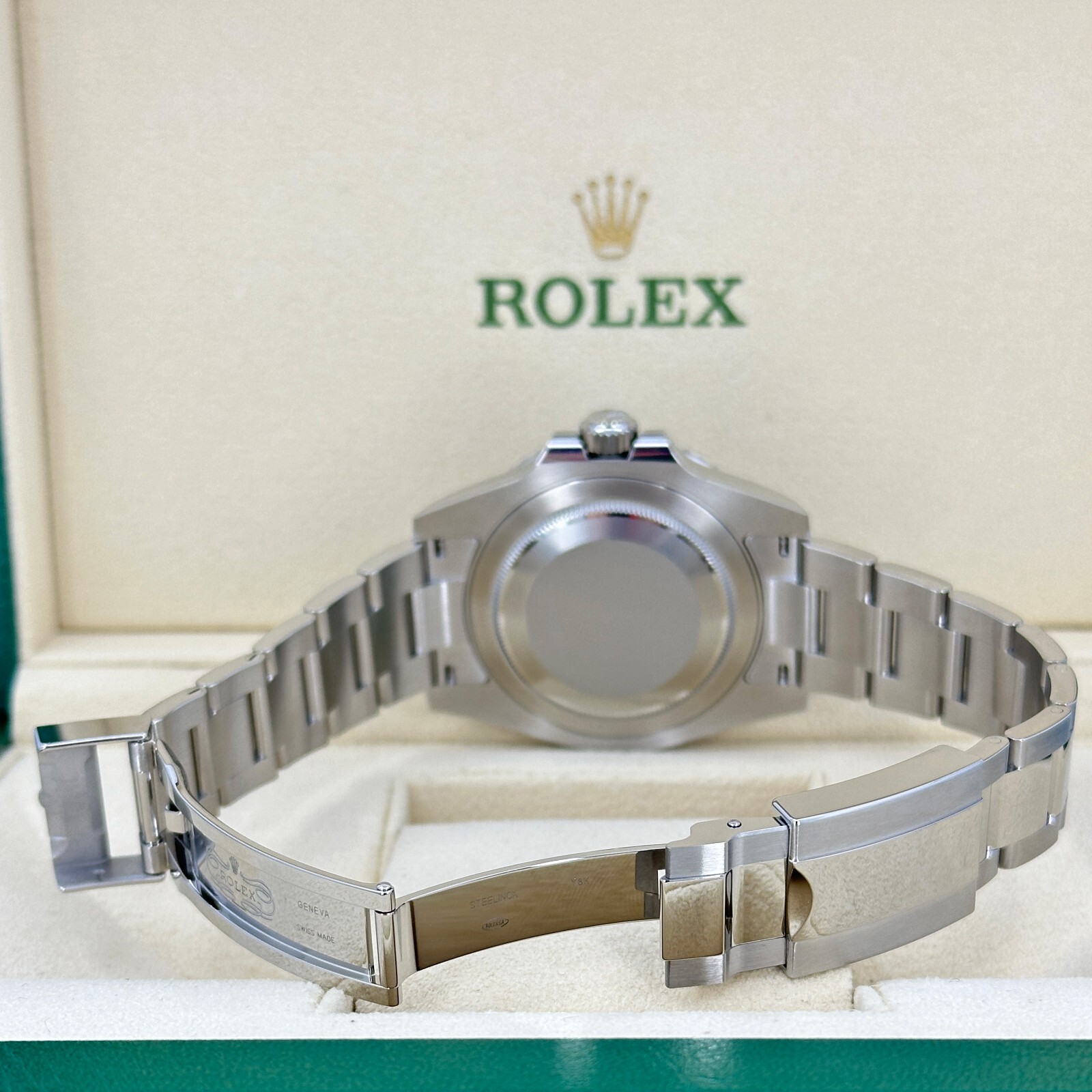 Unworn Rolex GMT-Master II Bruce Wayne Black Oyster Ref 126710GRNR-0004