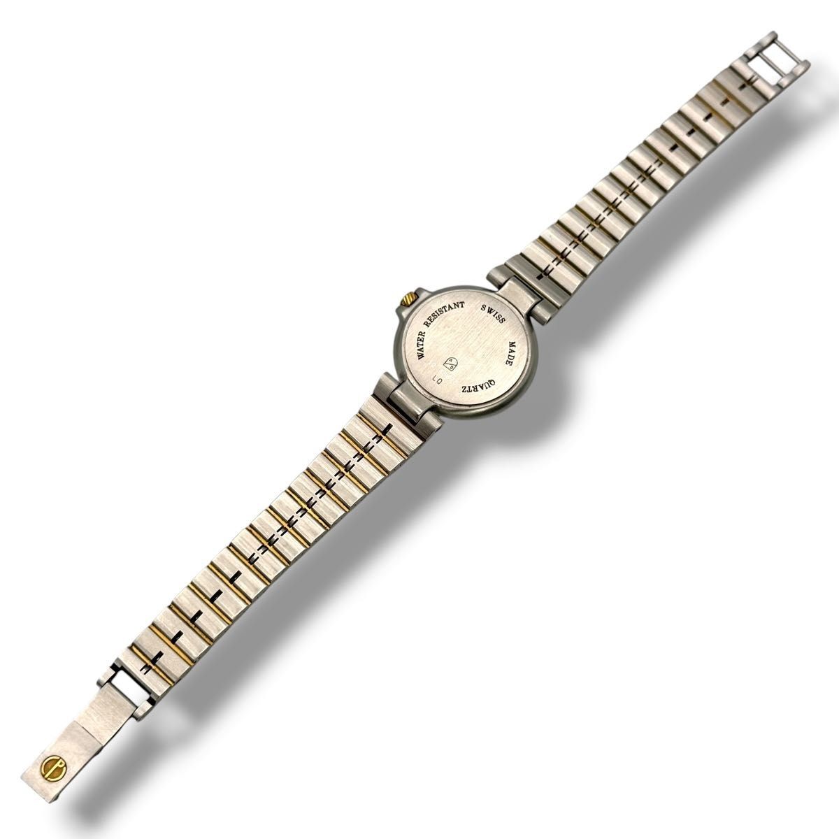 Working dunhill ladies wristwatch quartz combo gold silver
