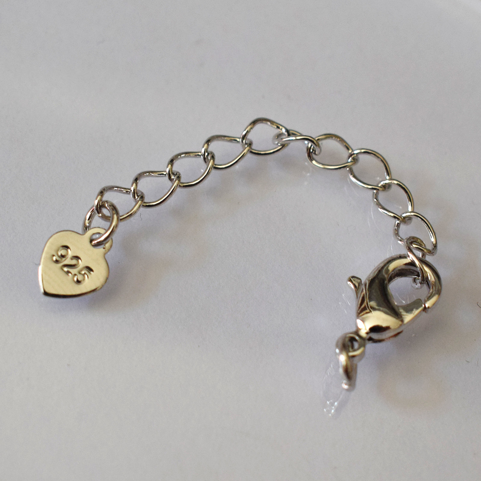 S925 Silver Jewelry Necklace Bracelet Findings 18K Gold Filled Lobster Glasp S02