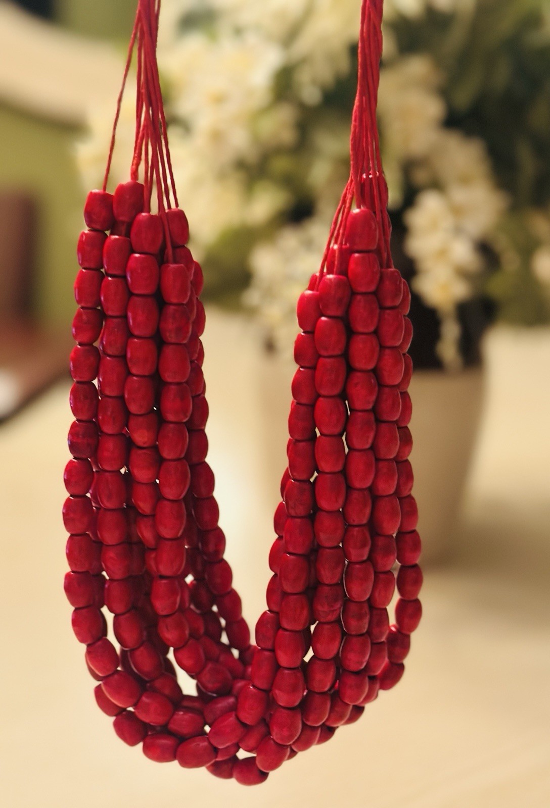 Ukrainian Traditional Wooden Necklace