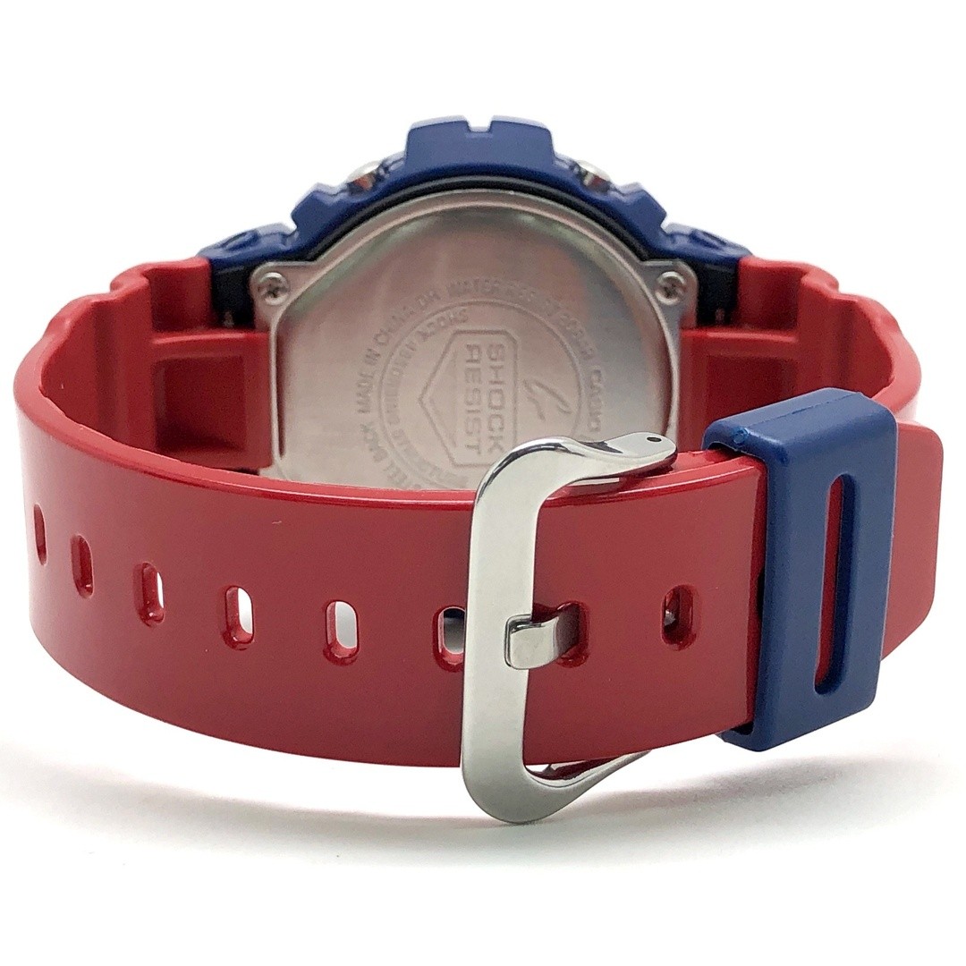 G-Shock DW 6900AC 2 blue red series glossy paint color LCD 3rd graphic stars and