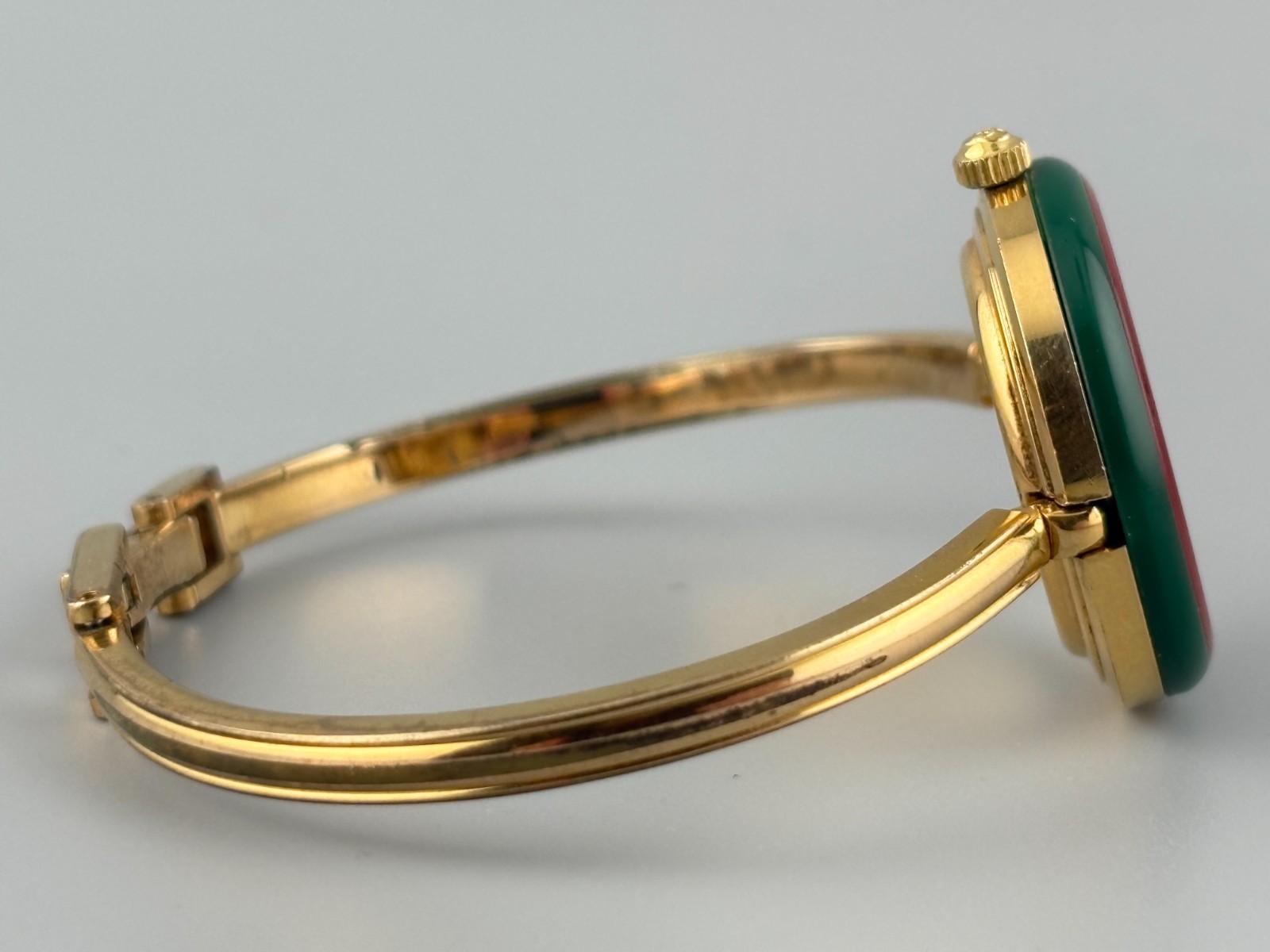 [S Size Very Good+5] Gucci Change Bezel 11/12.2 Women Watch Gold White 12 Colors
