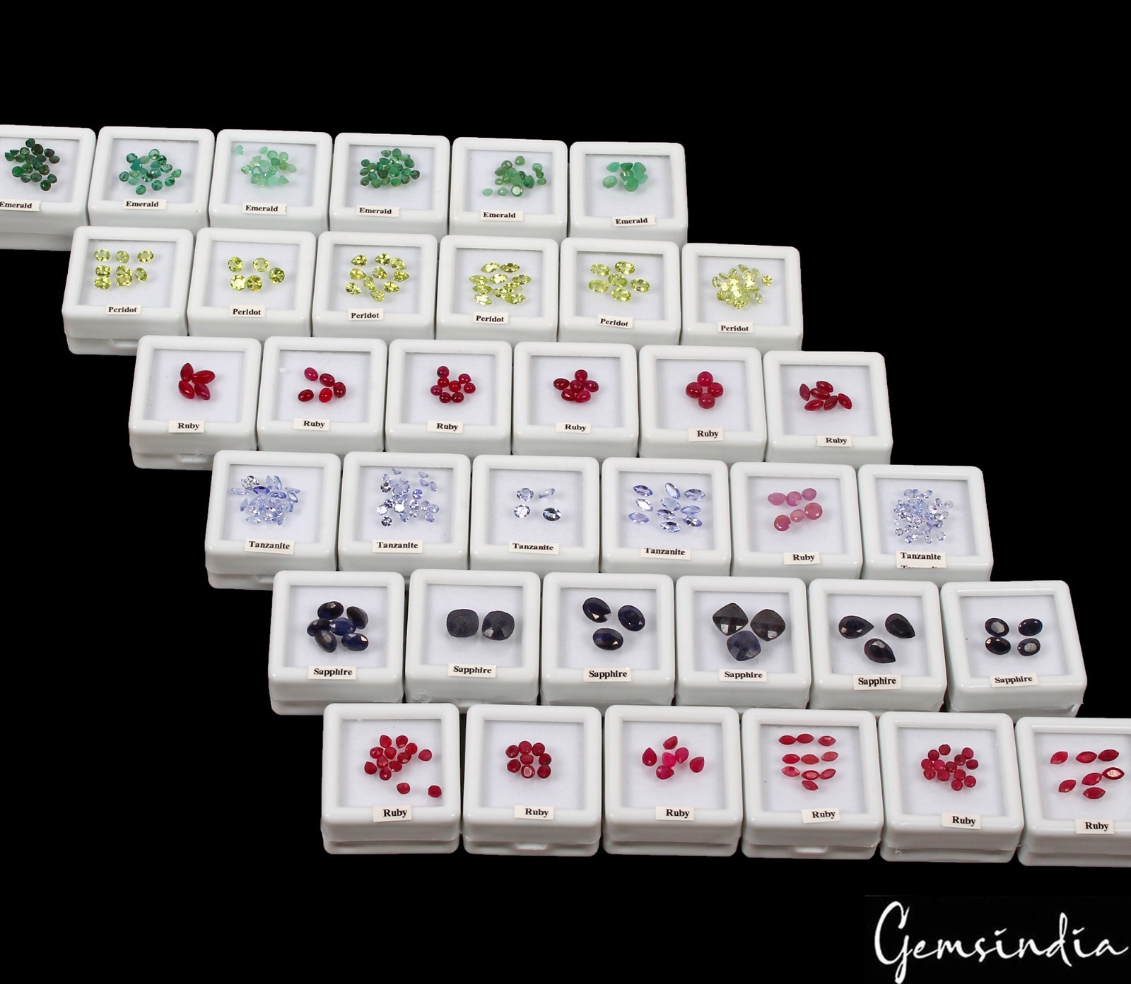 362 Pcs Estate Genuine Semi Precious Loose Mix Cut Multi Gems 36 Lot Collection