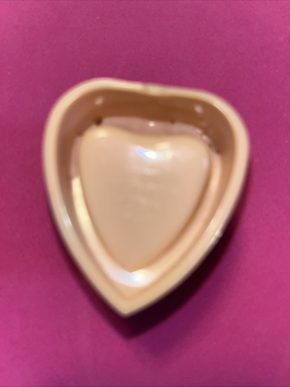 Vintage 1930s/40s Warner J.C. CO. Celluloid Heart Ring Box Art Deco