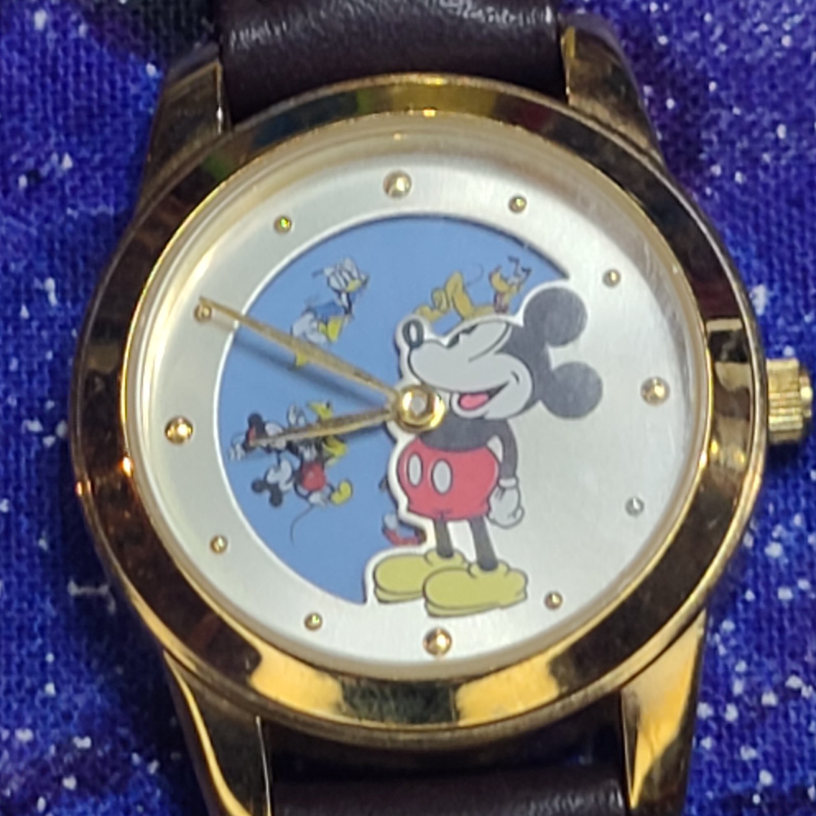 Vtg Disney SII Seiko Mickey Mouse MU2390 Sunburst Face Ready To Wear | See Video