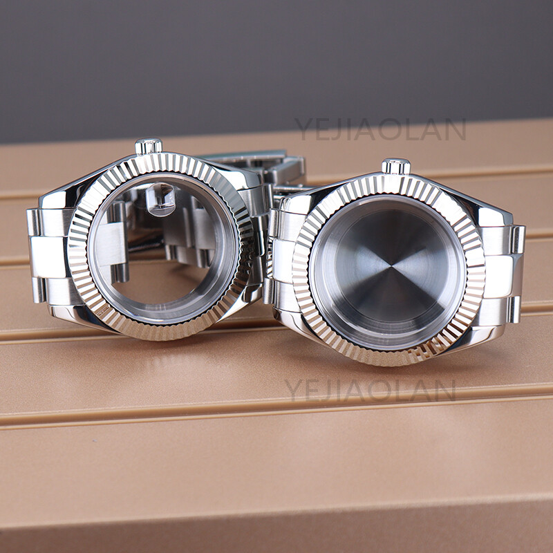 36mm/40mm Sterile Watch Cases strap Sapphire Glass Fit NH35 NH36 NH38 Movement